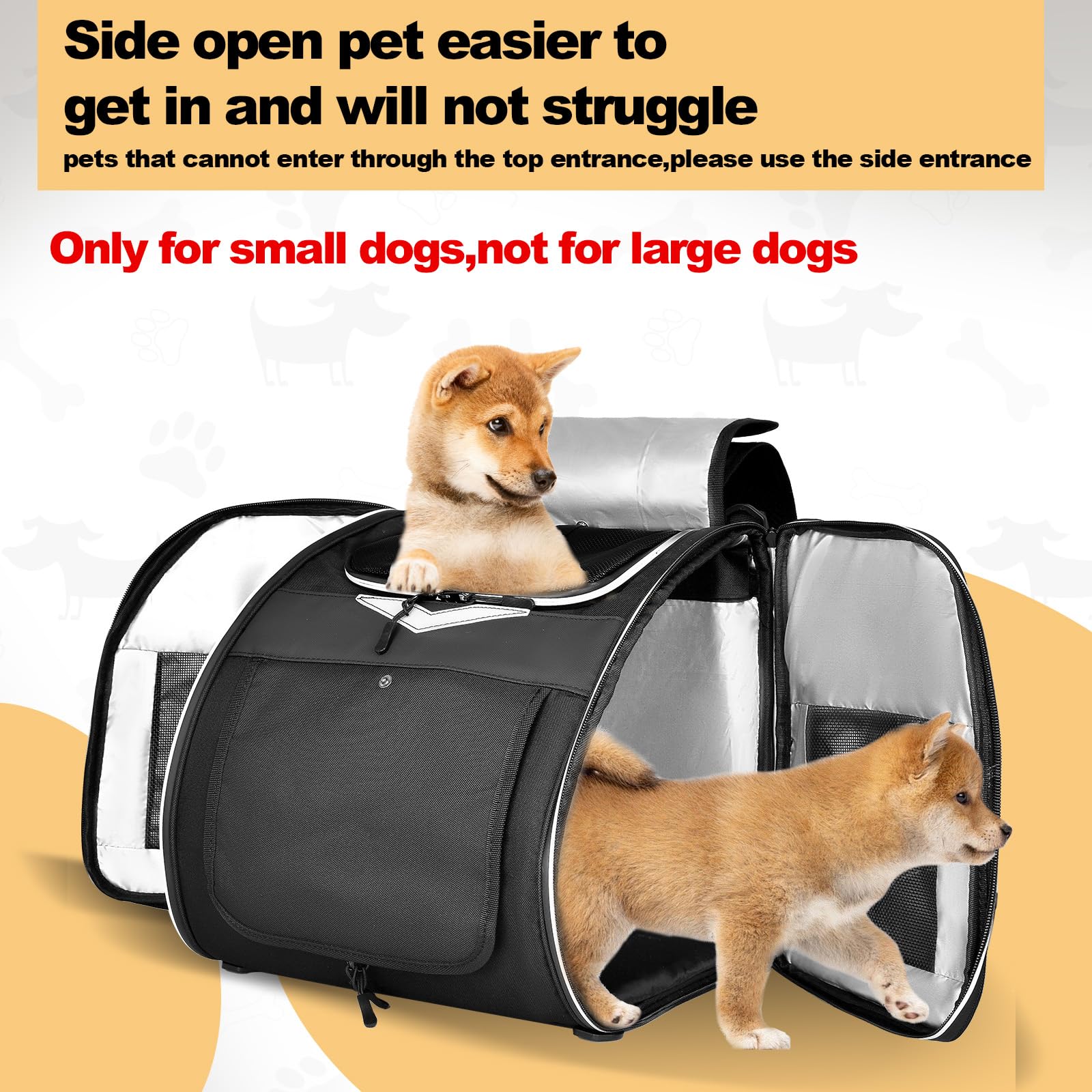 VENFOREST basket interior shows plush cushion for pet comfort.