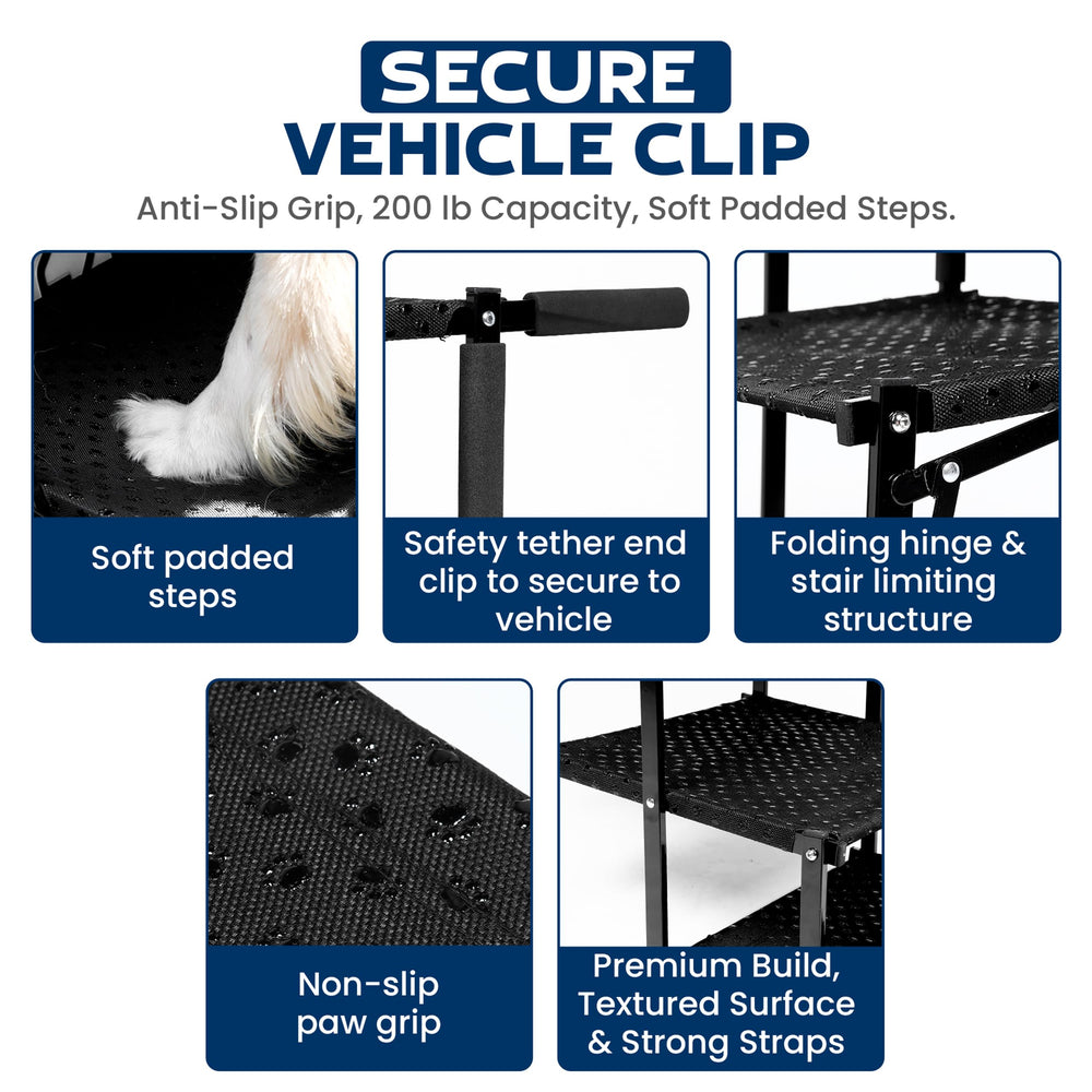 VERALUX Safety Tether End Clip adds extra security during climbs.