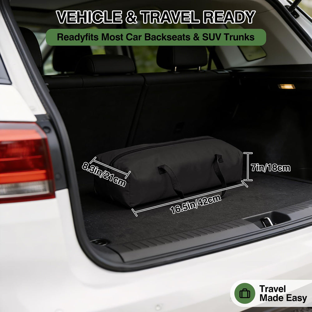 Veraste chew-proof mesh windows providing ventilation during travel