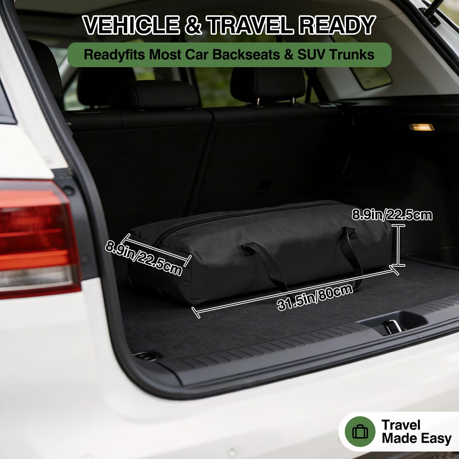 Veraste crate poles assembly for quick, tool-free setup