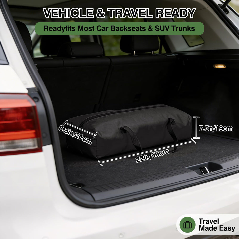 Veraste soft kennel with high-density mesh, breathable for calm journeys.