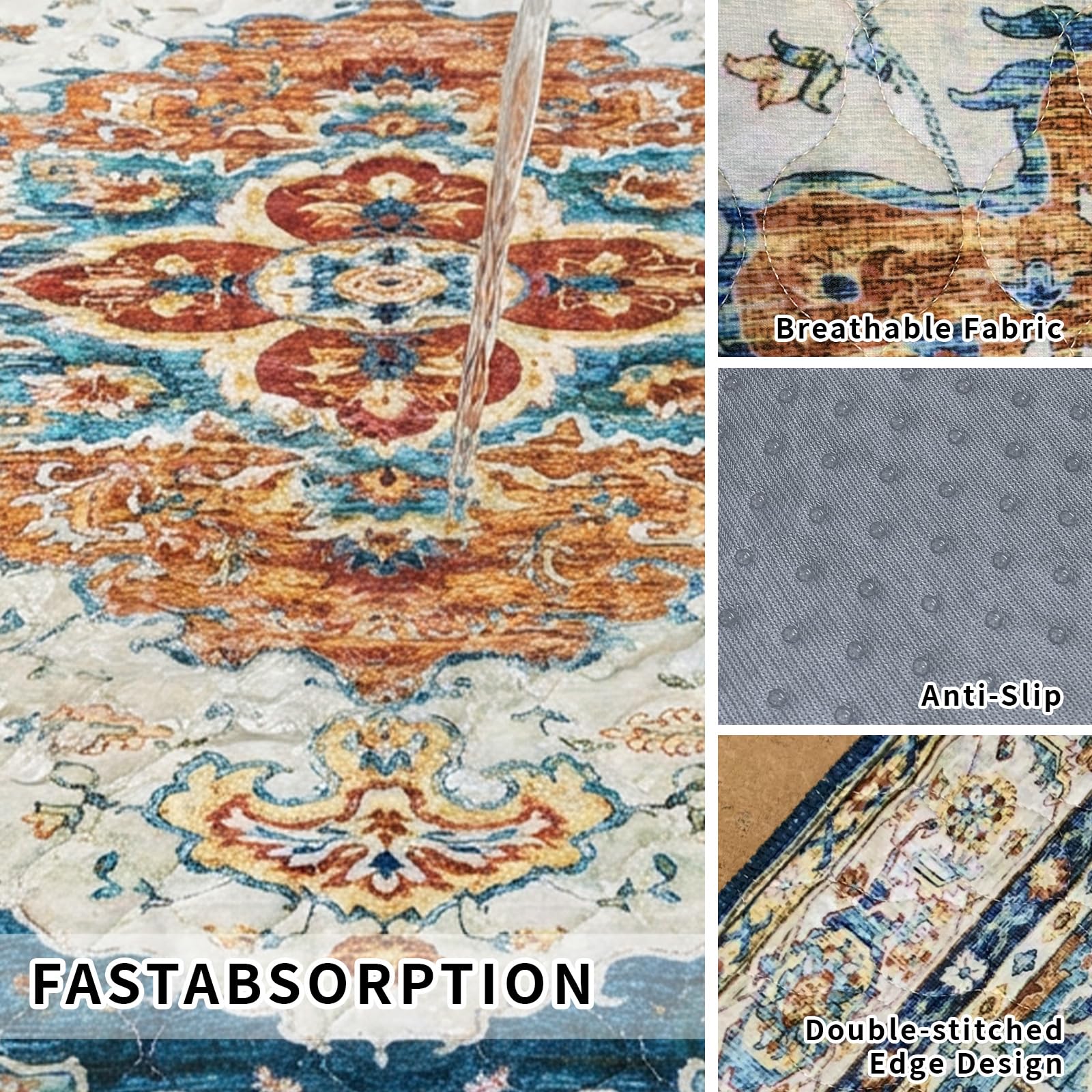 Verdasun leak-proof dog pad with waterproof backing protects floors