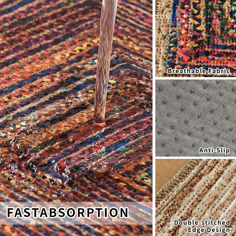 Verdasun pad shows a waterproof backing to protect floors effectively.