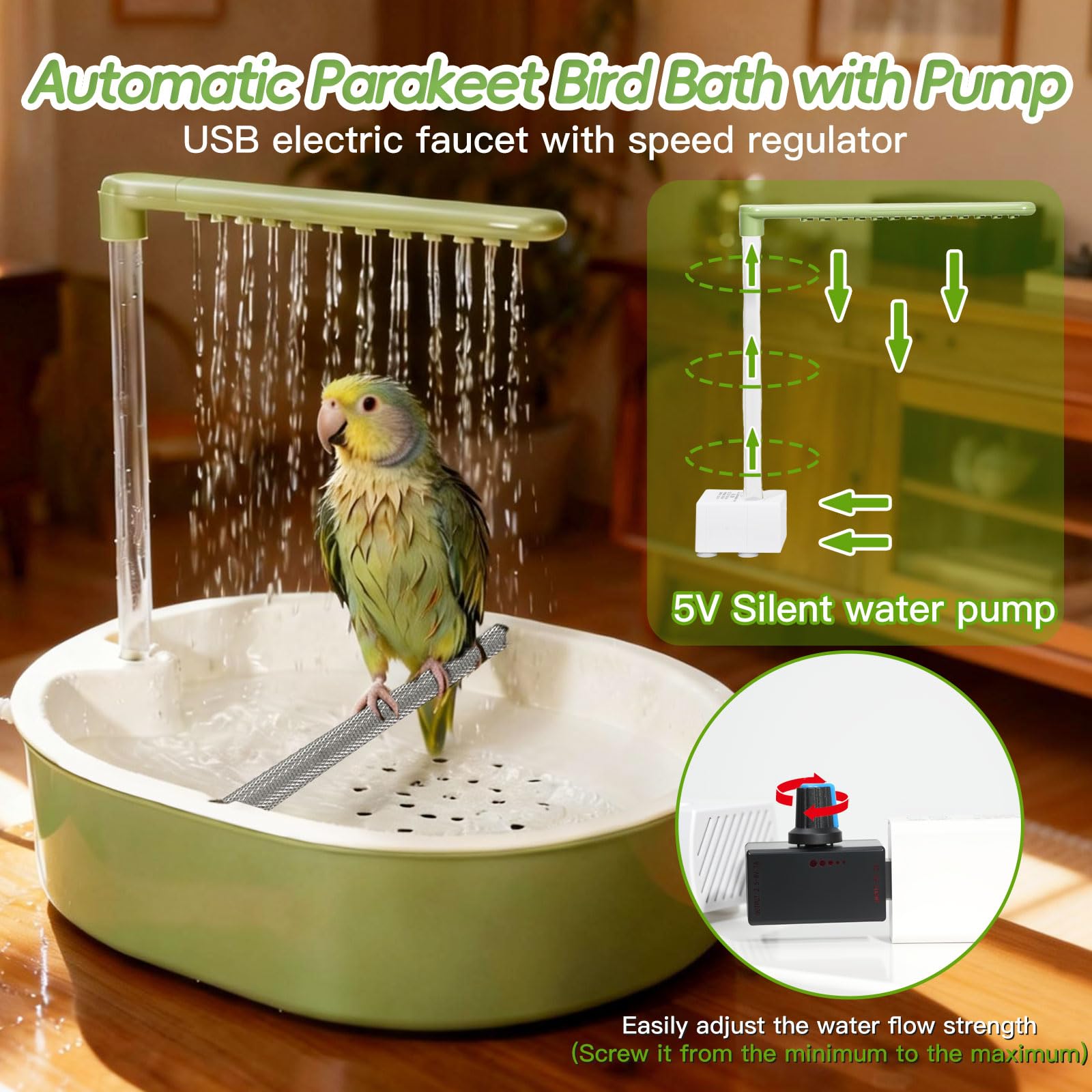 Verdria chew-resistant plastic basin stays durable and odor-free during daily use.