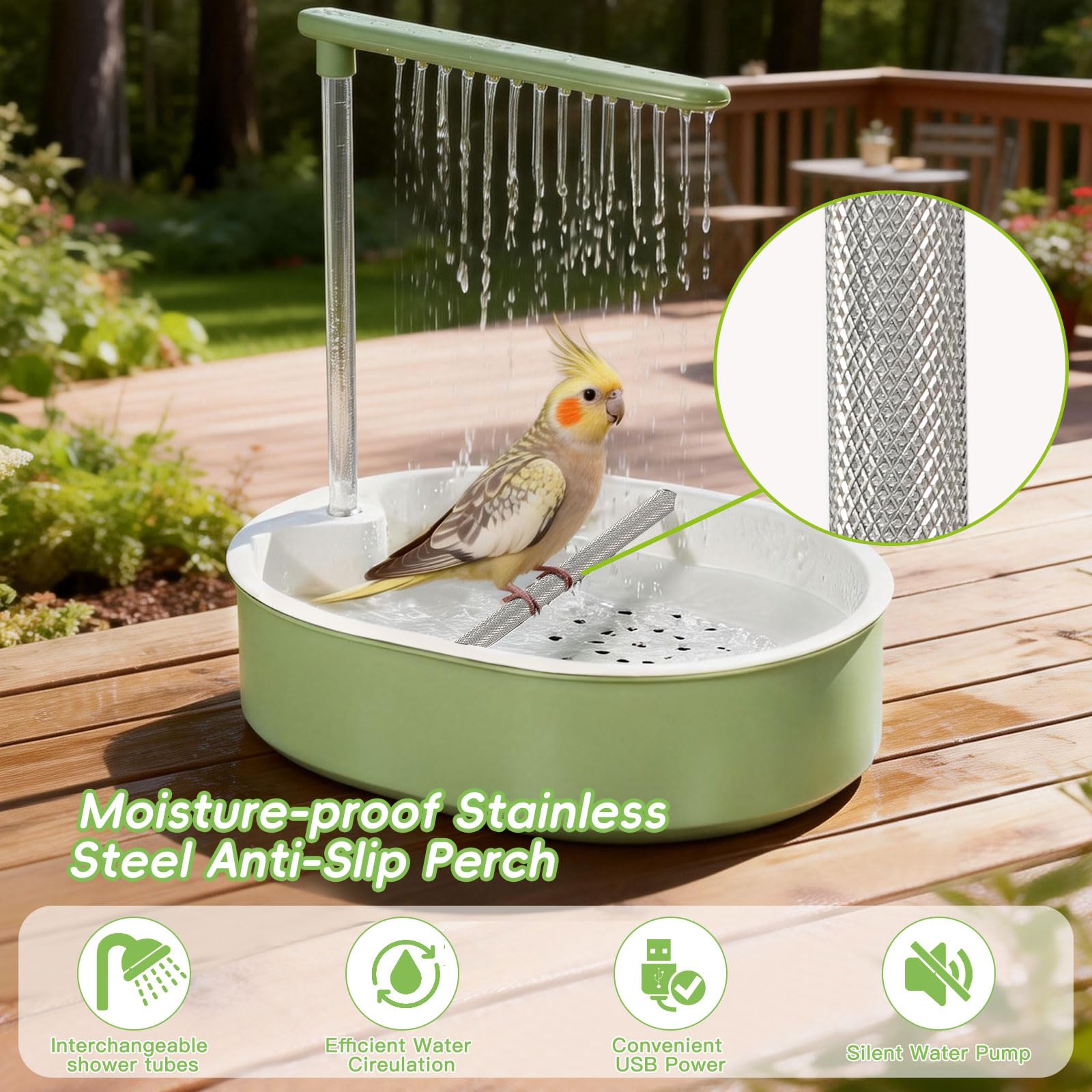 Verdria easy-installation with clear manual makes setup quick in indoor cages.