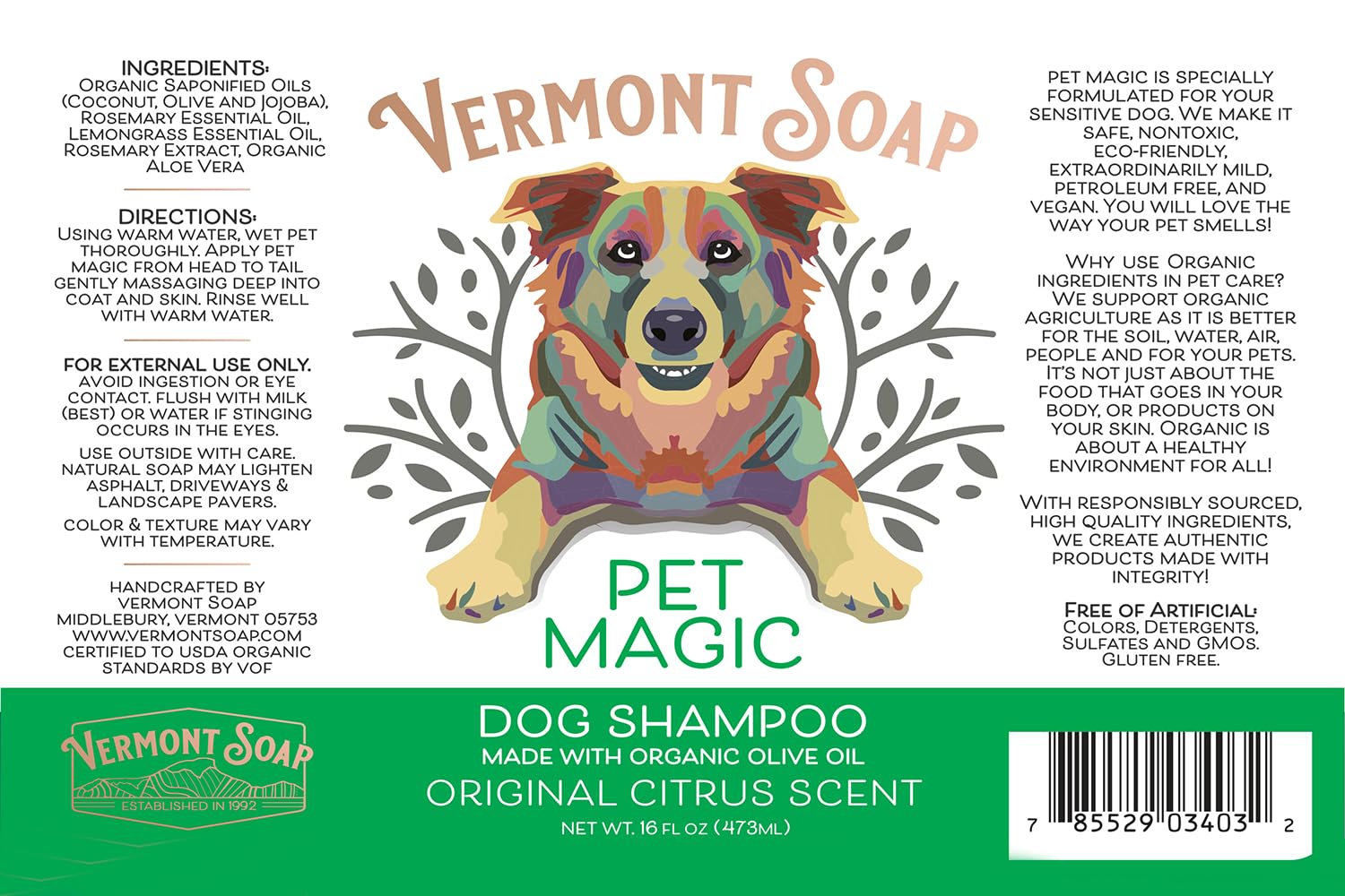 Recyclable packaging and compact bottle for convenient grooming.