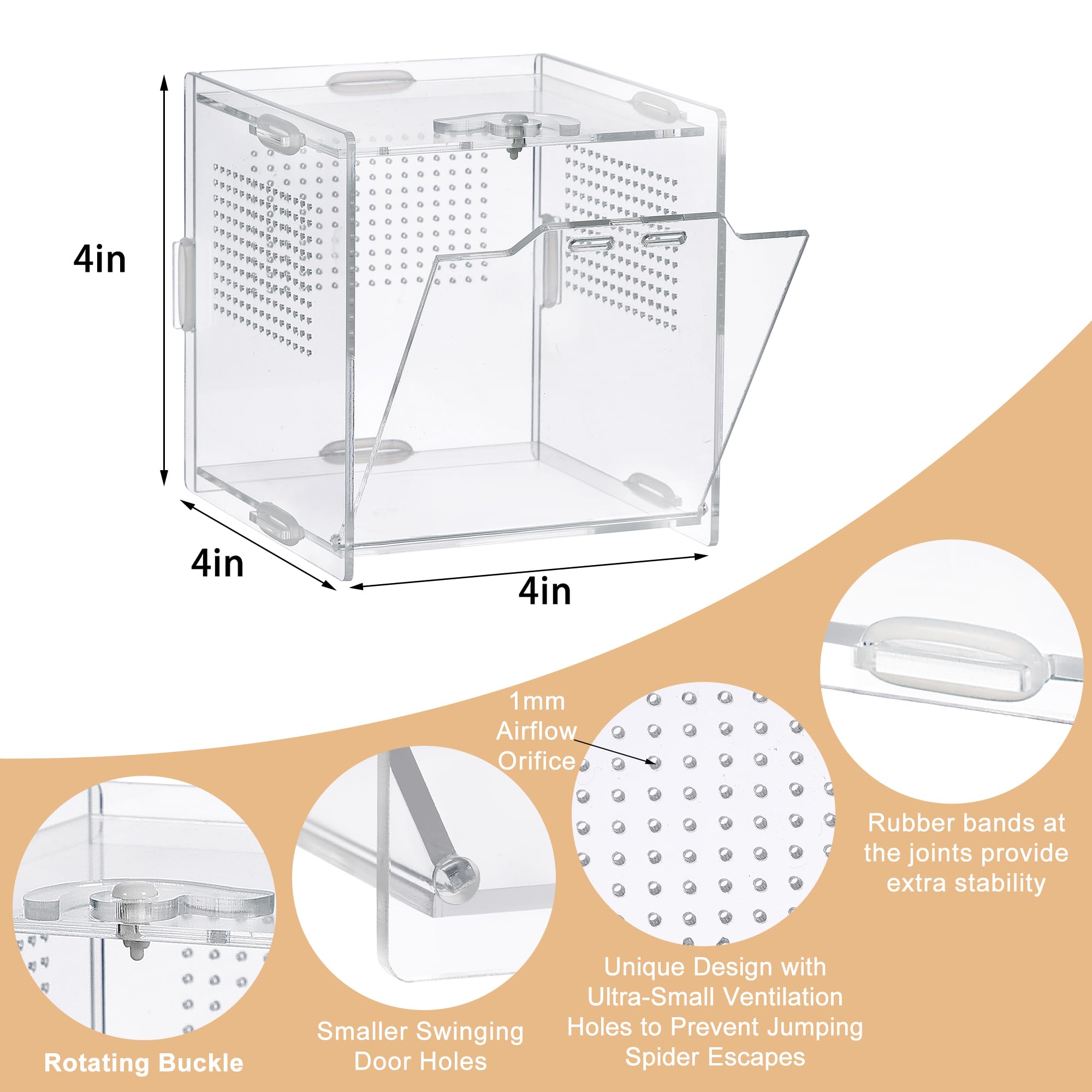 VERTUPET enclosure 360-degree viewing for observation