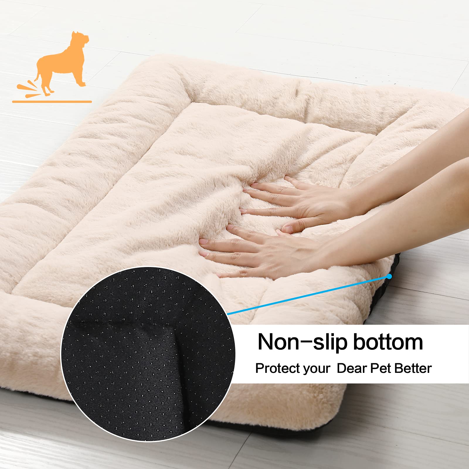 Verzey all-season dog pad suitable for inside or sheltered outdoor use.