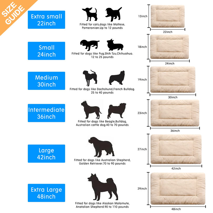 VERZEY Dog Bed anti-slip bottom keeps pad in place for safe stepping.
