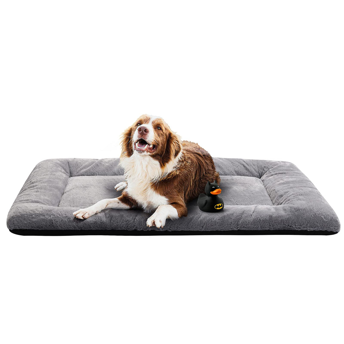 VERZEY crate pad 48inch offers soft comfort with anti-slip bottom for metal crates.
