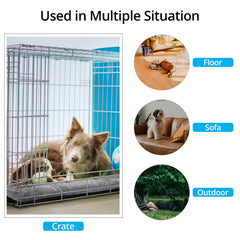 VERZEY dog bed crate pad is machine washable for easy care