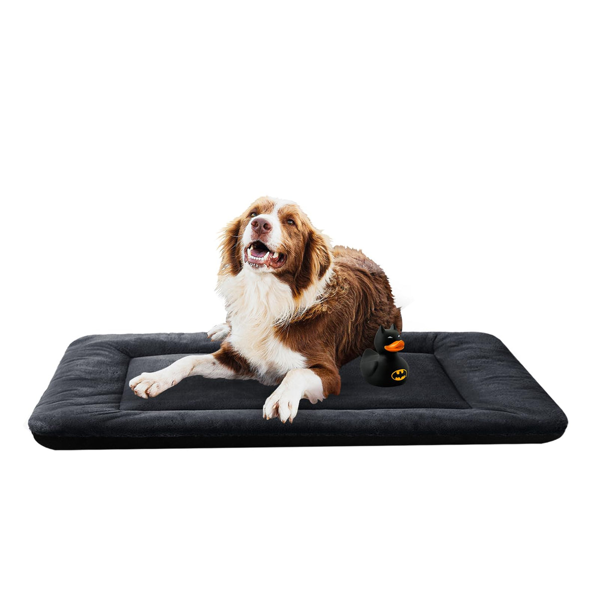 VERZEY ultra-soft 48-inch dog bed for large dogs, plush and cozy.