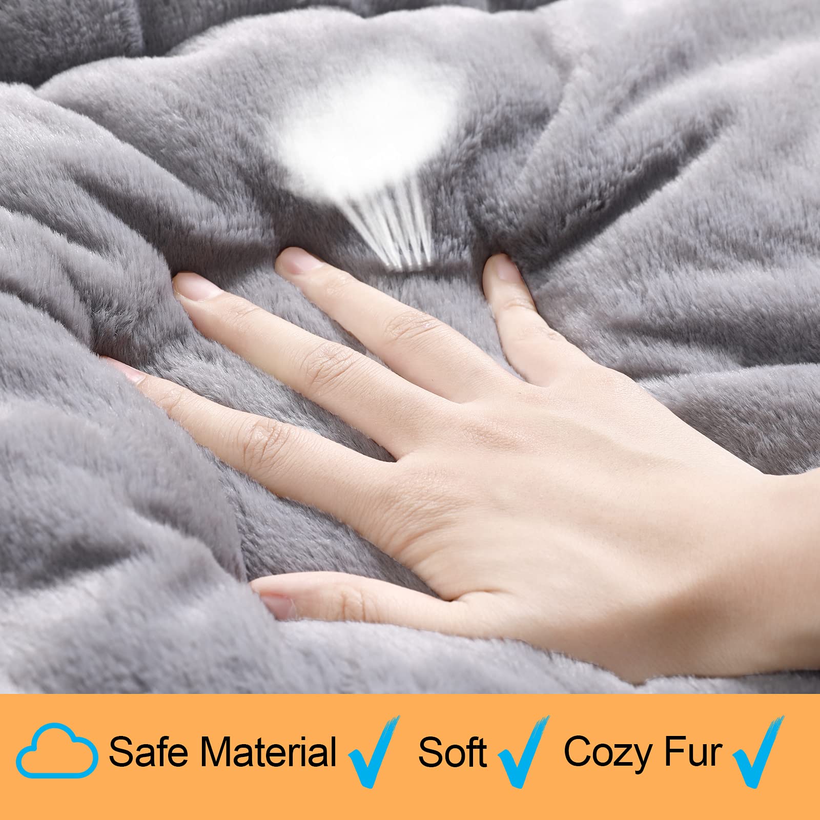 VERZEY non-slip kennel pad helps pets stay stable entering and exiting.