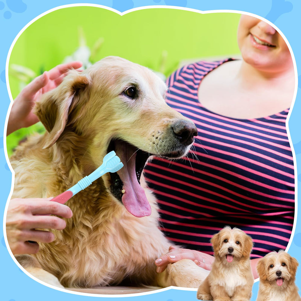 Vesici cat dog teeth cleaning brush versatile for multiple pets.