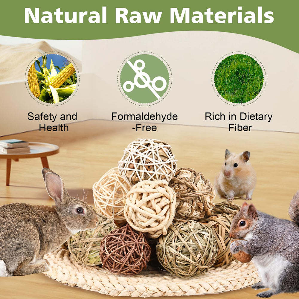 VESPRO Seaweed + Corn Husk Ball provides safe, natural chewing experiences.