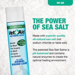 Vet Aid post-op wounds and abscesses supported by a gentle spray application.