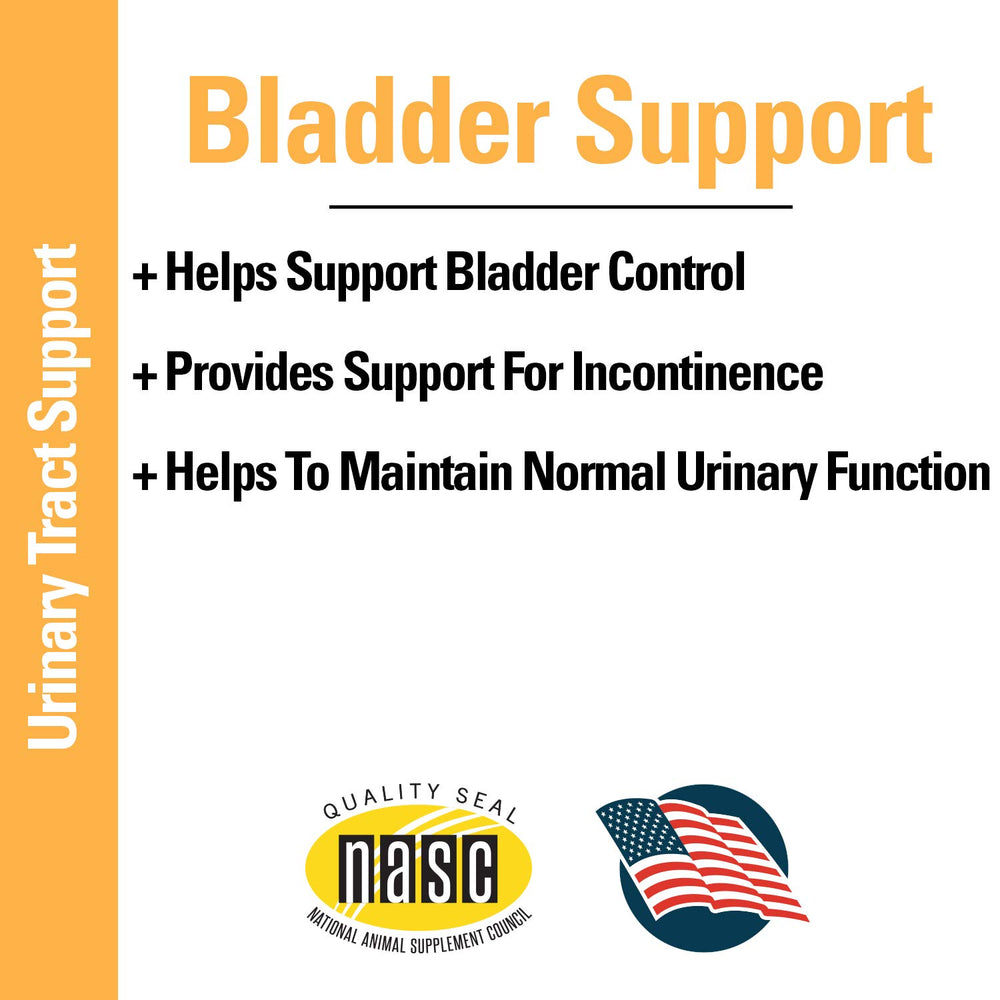 Vet Classics Bladder Support packaging and bottle displayed together