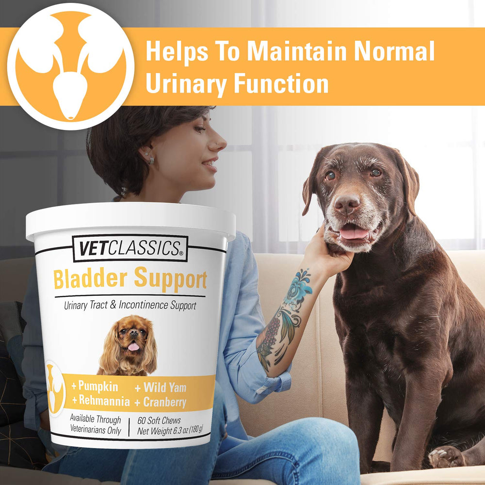 Vet Classics Bladder Support soft chews close-up showing texture and aroma