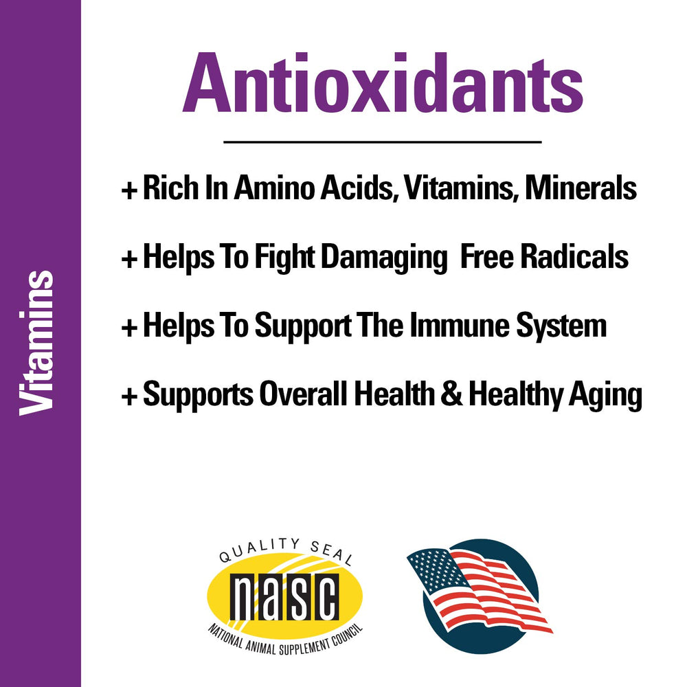 Alfalfa in Vet Classics coenzyme Q-10 formula for daily nutrition.