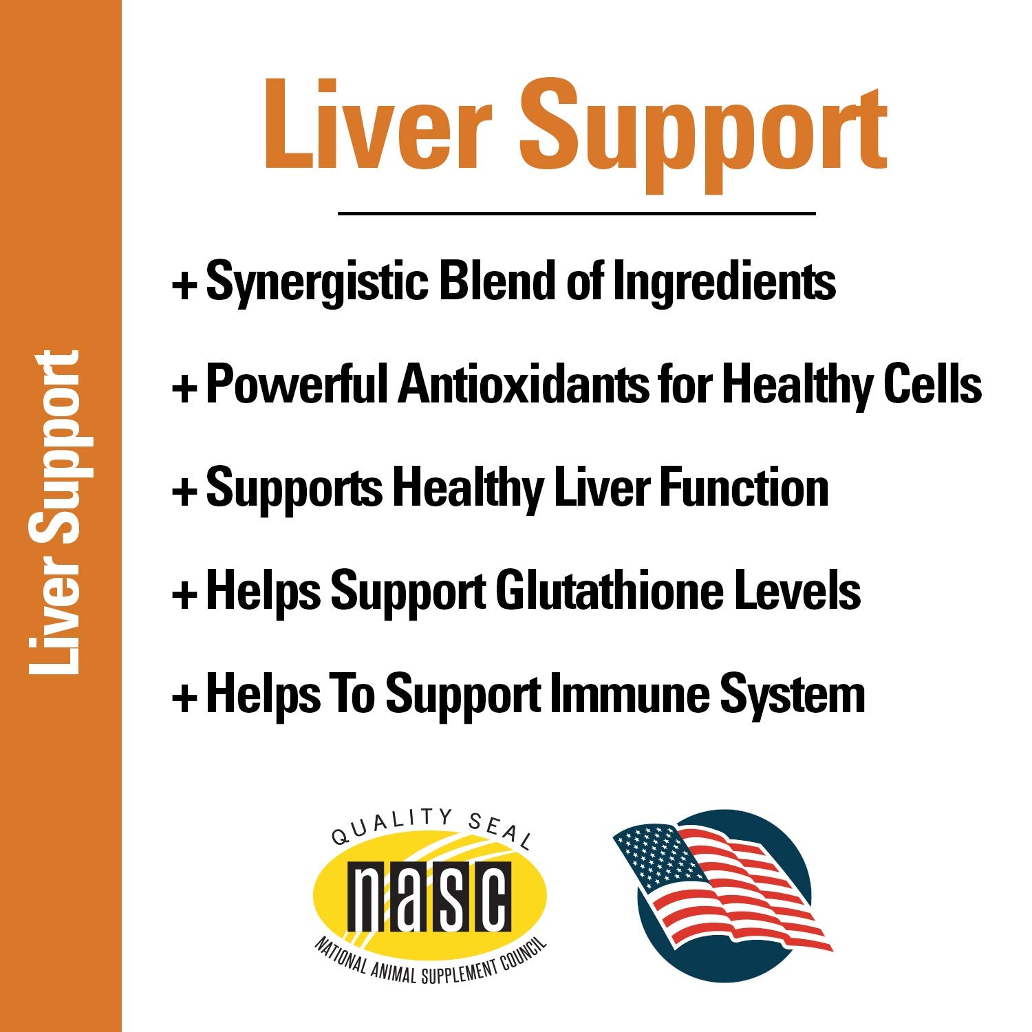 Packaging box with Vet Classics Liver Support branding