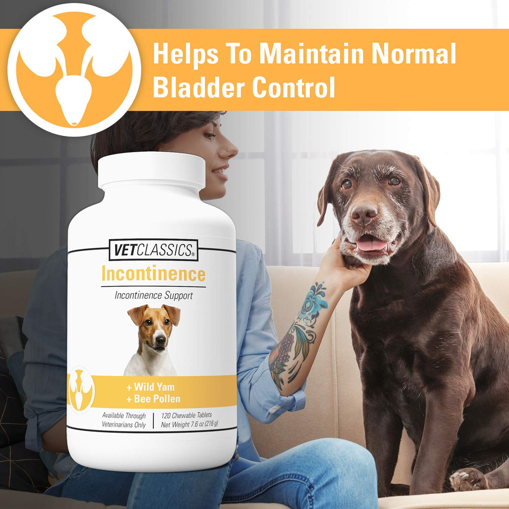 Vet Classics phytoestrogens botanicals closeup highlights natural ingredients for bladder balance.