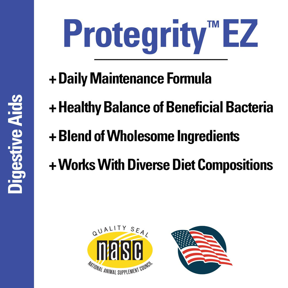 Veterinarian-formulated Protegrity EZ for ongoing GI health in pets