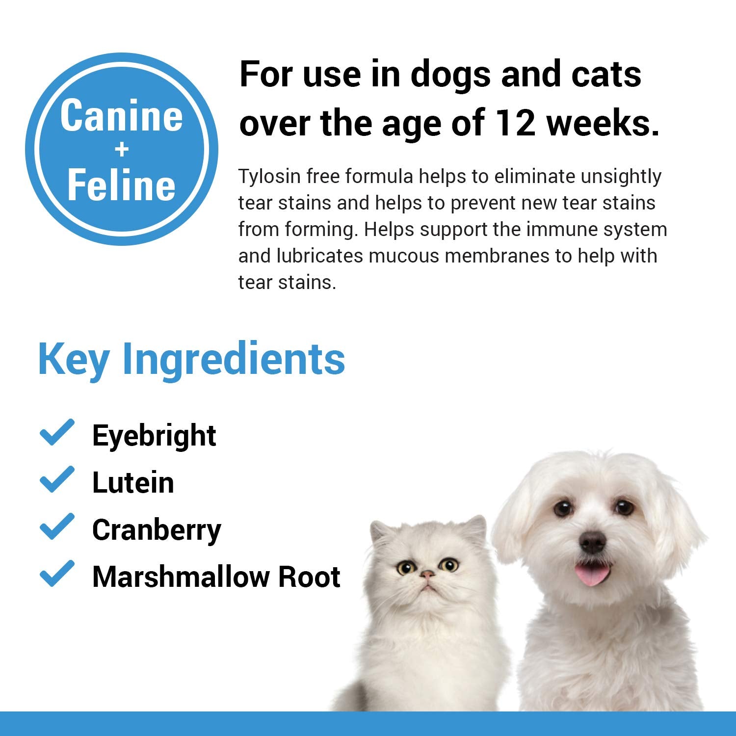 Vet Classics label highlights veterinarian formulation for eye comfort support.