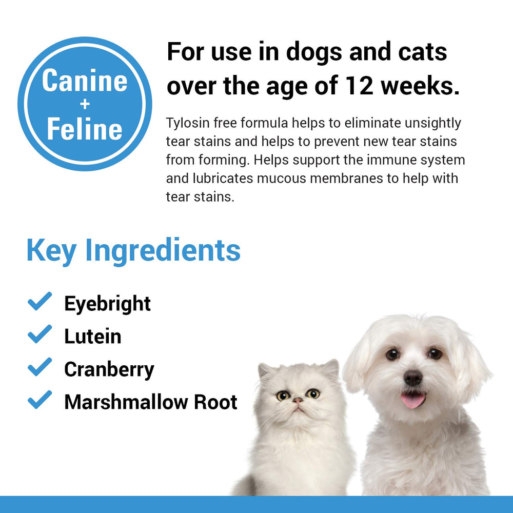 Vet Classics label highlights veterinarian formulation for eye comfort support.
