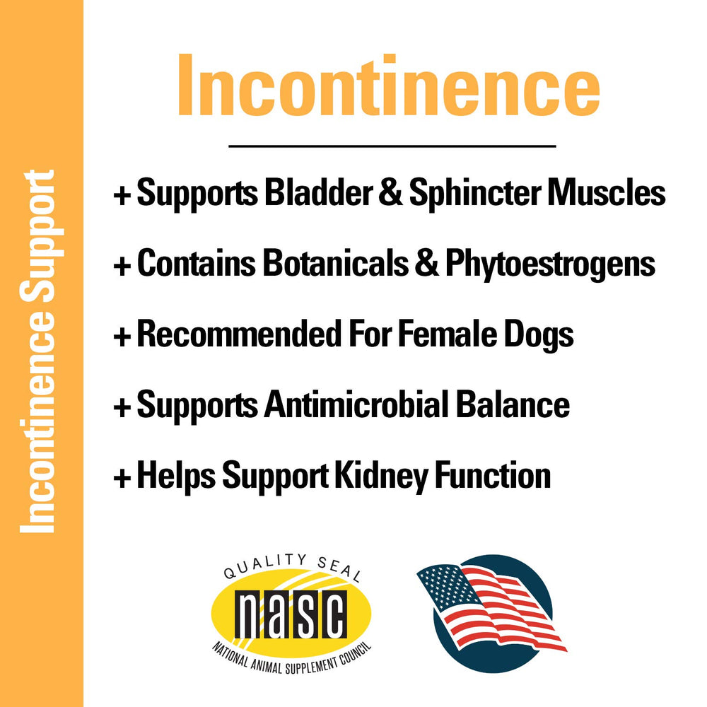 Vet Classics veterinarian-formulated dog supplement emphasizes bladder function support and ongoing care.