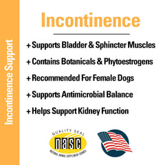 Vet Classics veterinarian-formulated dog supplement emphasizes bladder function support and ongoing care.