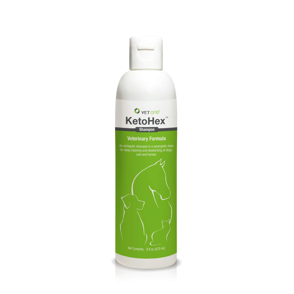 Vet One dog allergy shampoo 8oz bottle for bath time