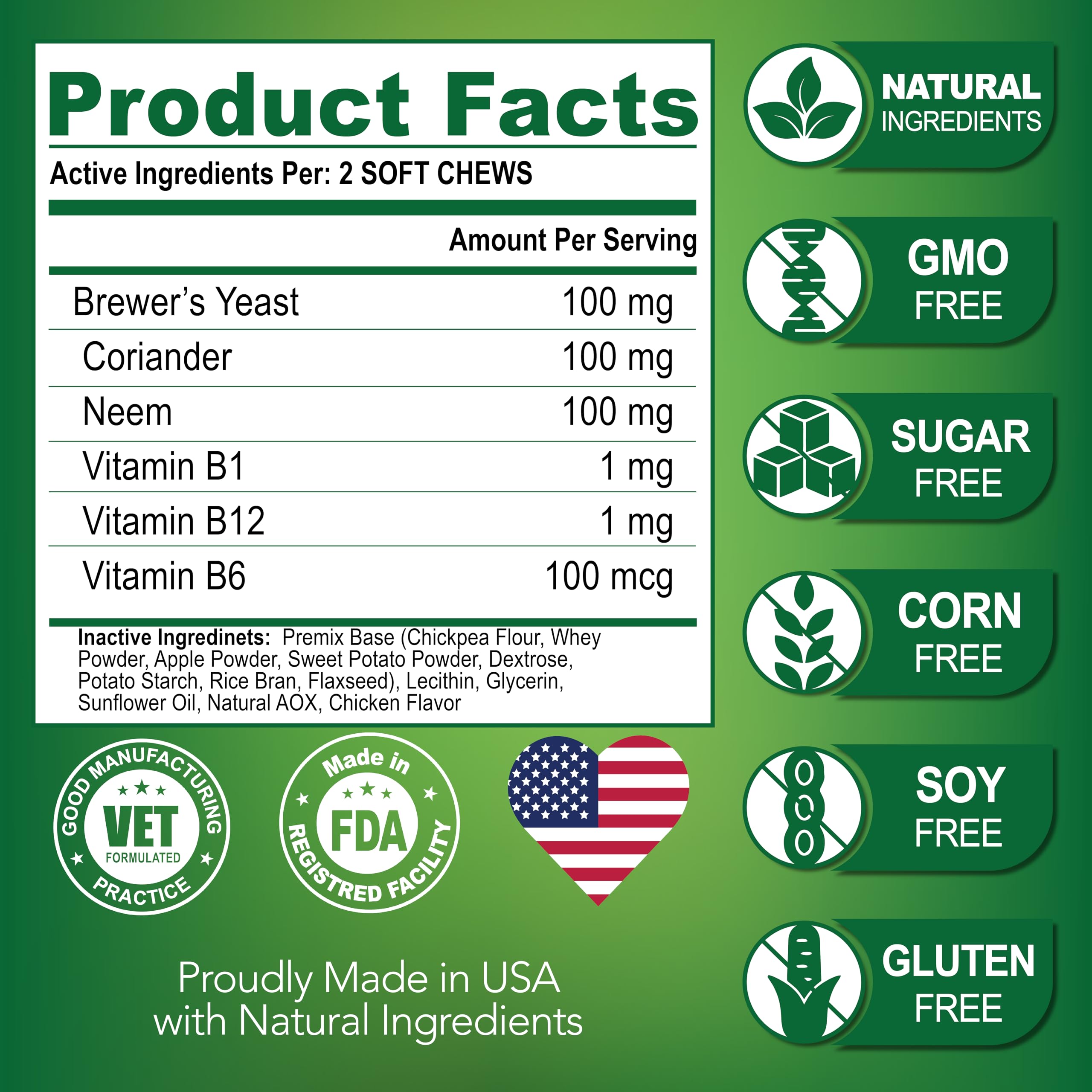 Vet Promise 120 tablets bottle signals ample supply for seasons