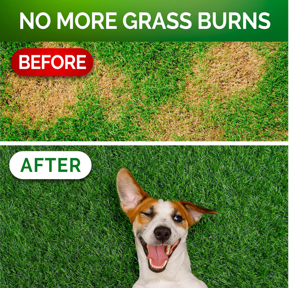 Vet Promise green lawn treats bag emphasizes urinary health support for dogs.