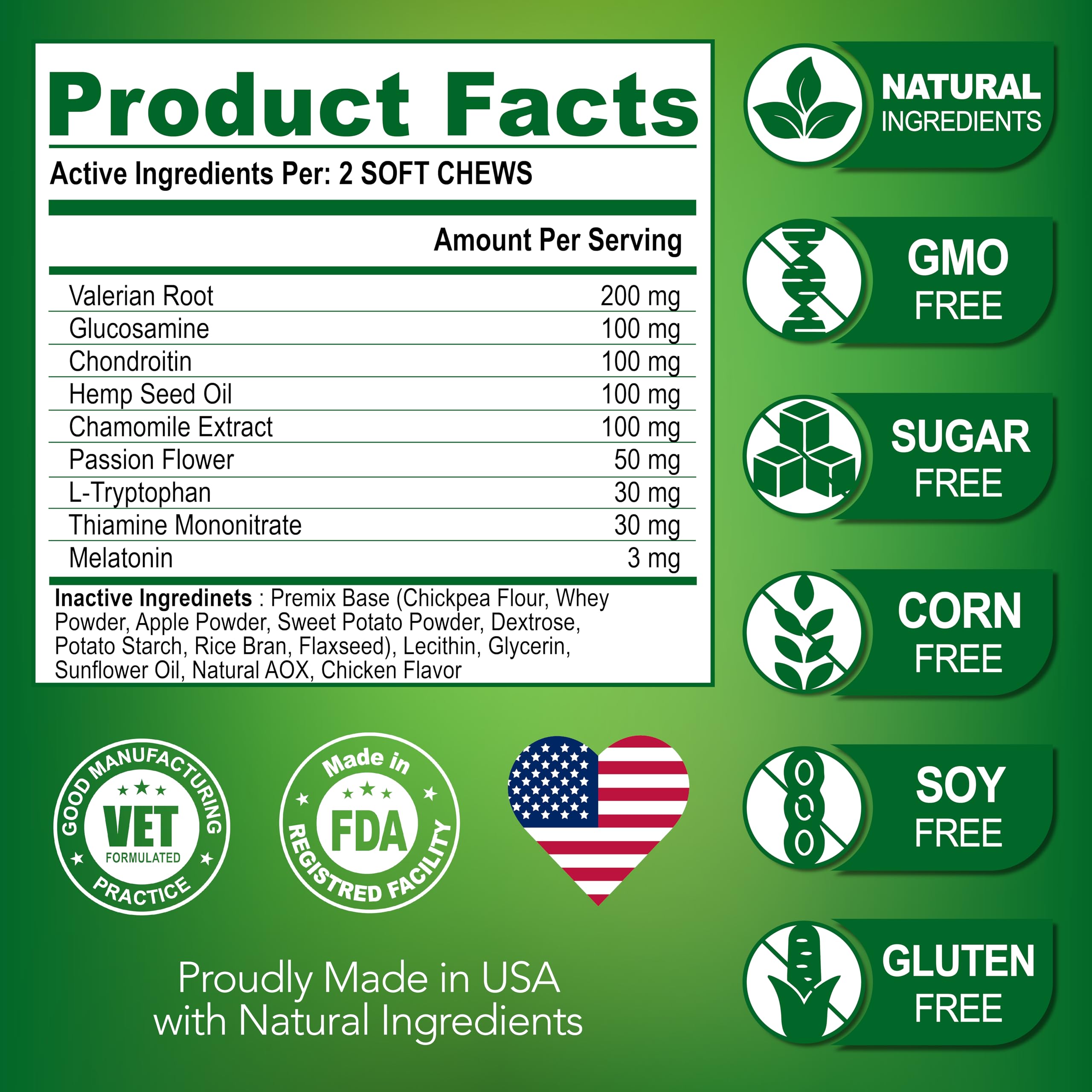 Vet Promise made-in-usa facility image underscores vet-formulated, quality control standards.
