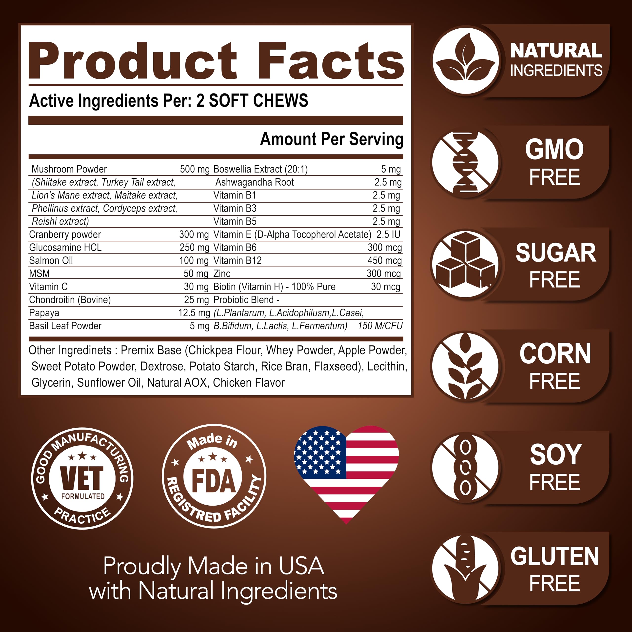 Vet Promise made-in-USA seal visible on packaging.