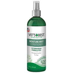 Vet's Best Moisture Mist bottle front for leave-in conditioner promoting healthier skin.