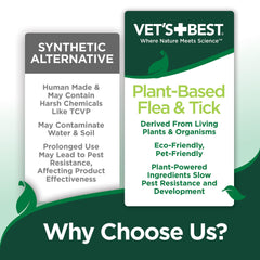 Vet's Best natural oils with clove thyme and cinnamon for gentle pest control.