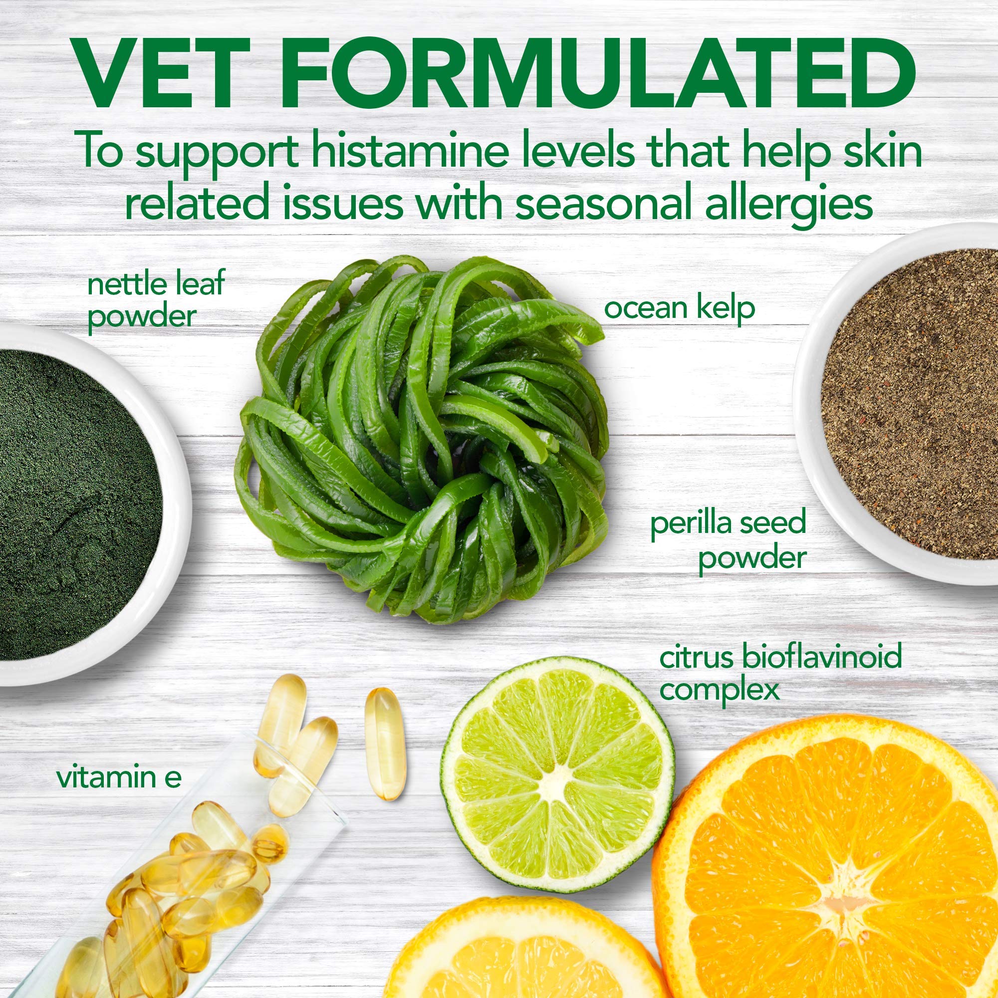 Savory Vet's Best soft chews close-up, making daily dosing pleasant