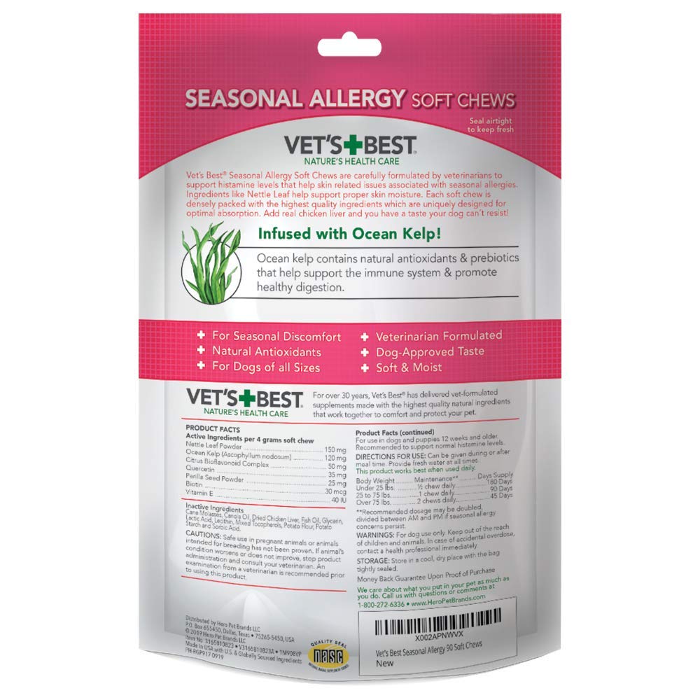 Vet's Best bottle bears NASC seal for safety and USA-made quality