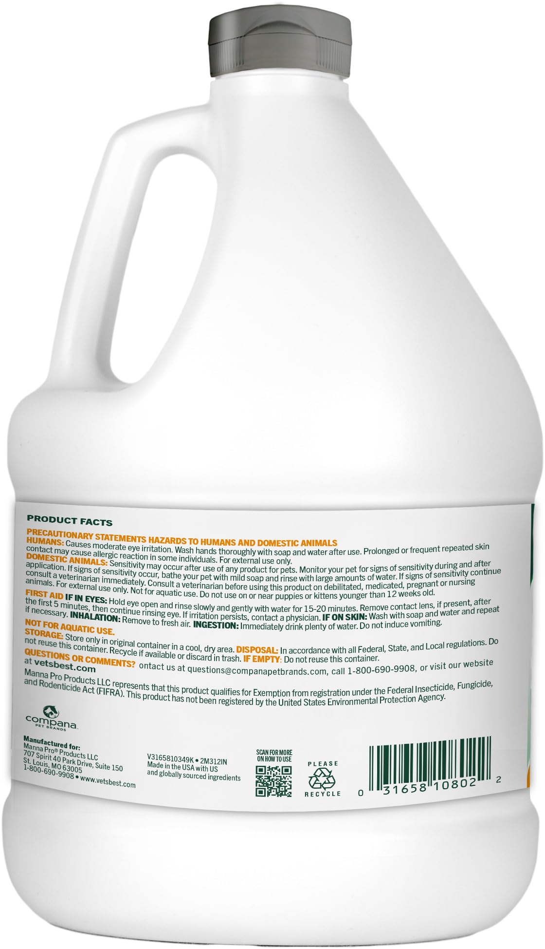 Vet's Best USA-made, lab-tested safety for family-friendly outdoor use