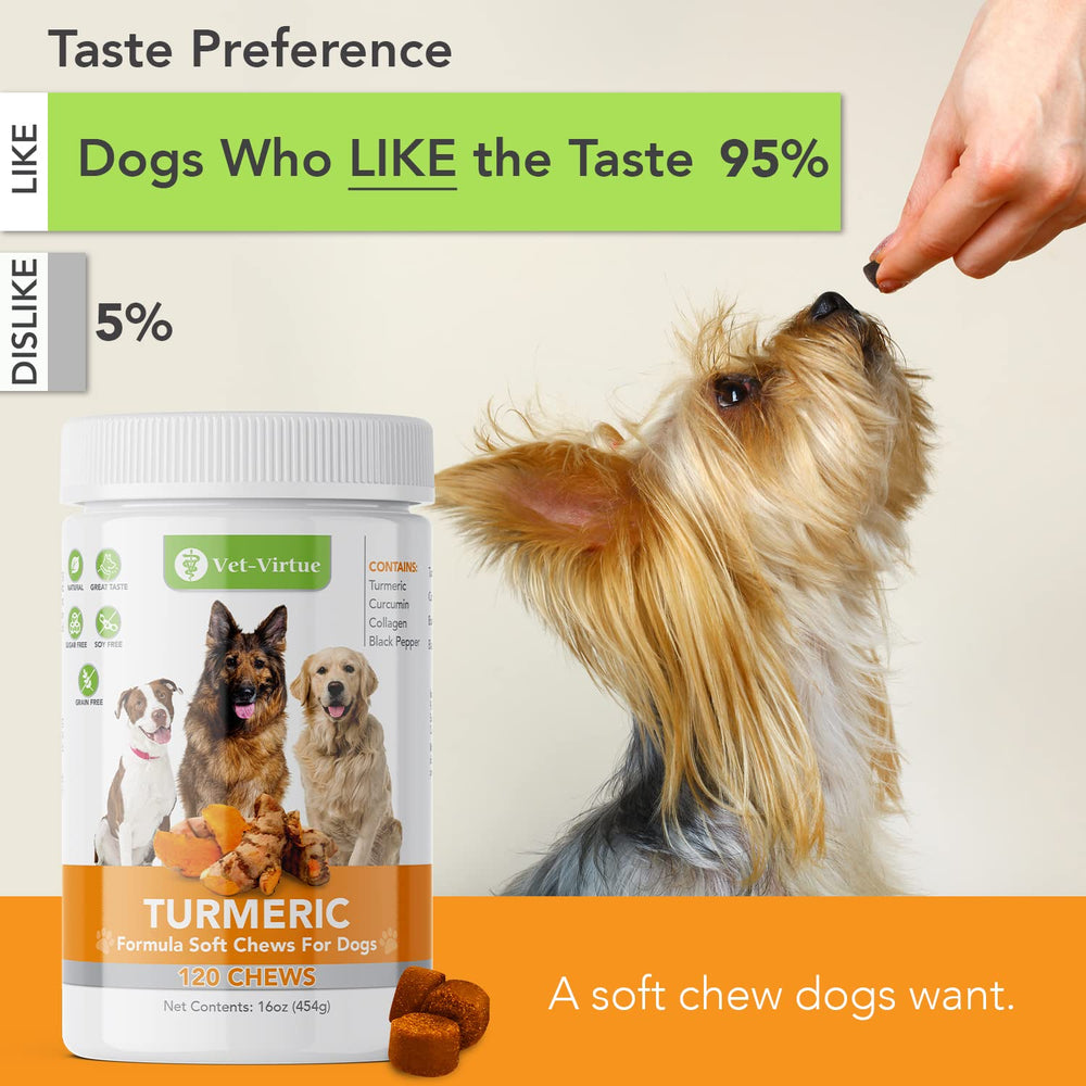 VET-VIRTUE Turmeric chews look like tasty treats.