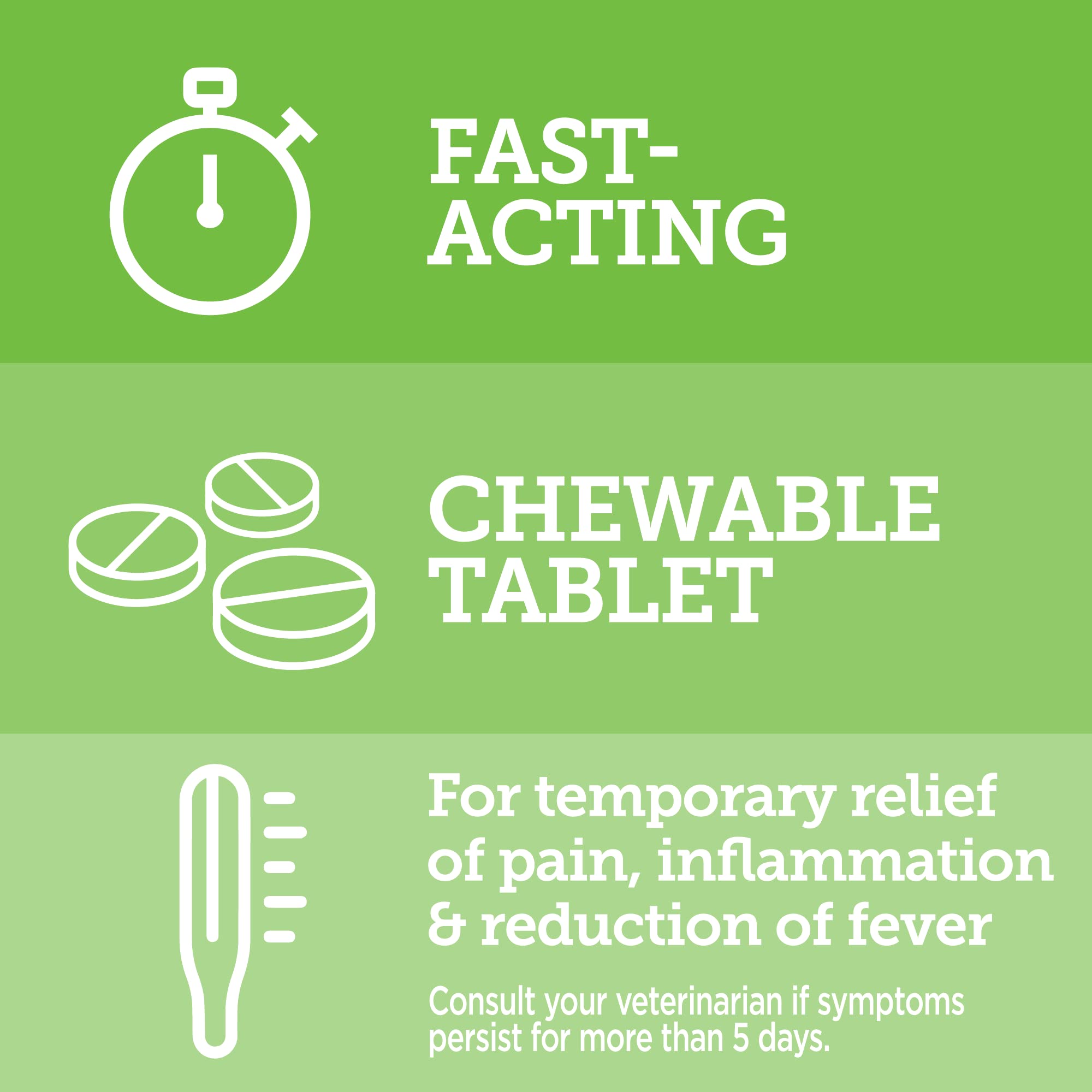 Vetality Aspirin chew close-up demonstrates easy dosage for large dogs