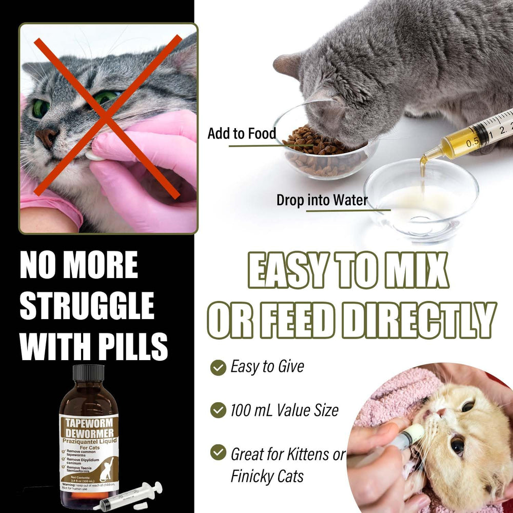 VetaSure dewormer with 3ml dropper cap enables simple direct dosing.