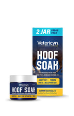 Vetericyn Hoof Soak bottle application cleanses affected hooves