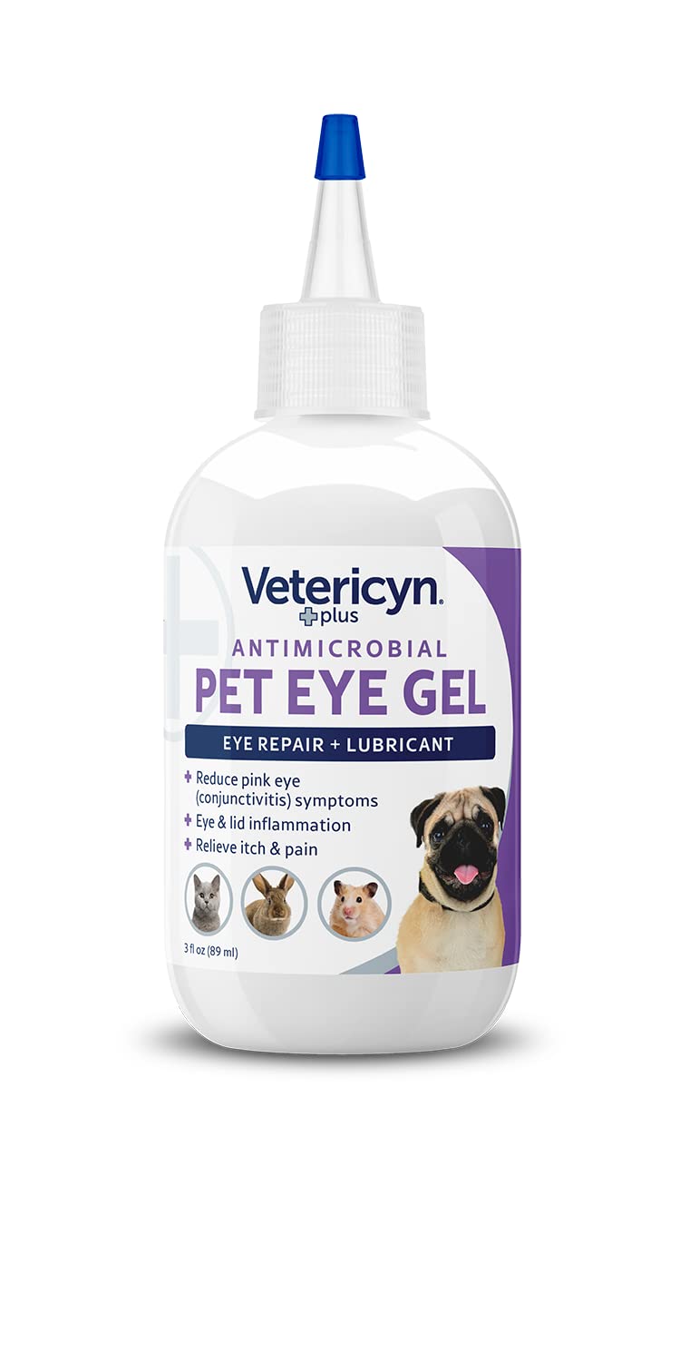 Vetericyn Plus Eye Gel on cat eye closeup for conjunctivitis symptoms