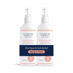 Veterinary Formula Clinical Care hot spot spray bottle boosts convenient, at-home itch relief.