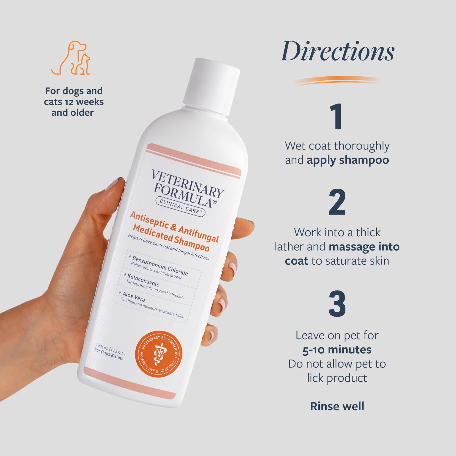 Two-pack packaging image showing Veterinary Formula Clinical Care branding.