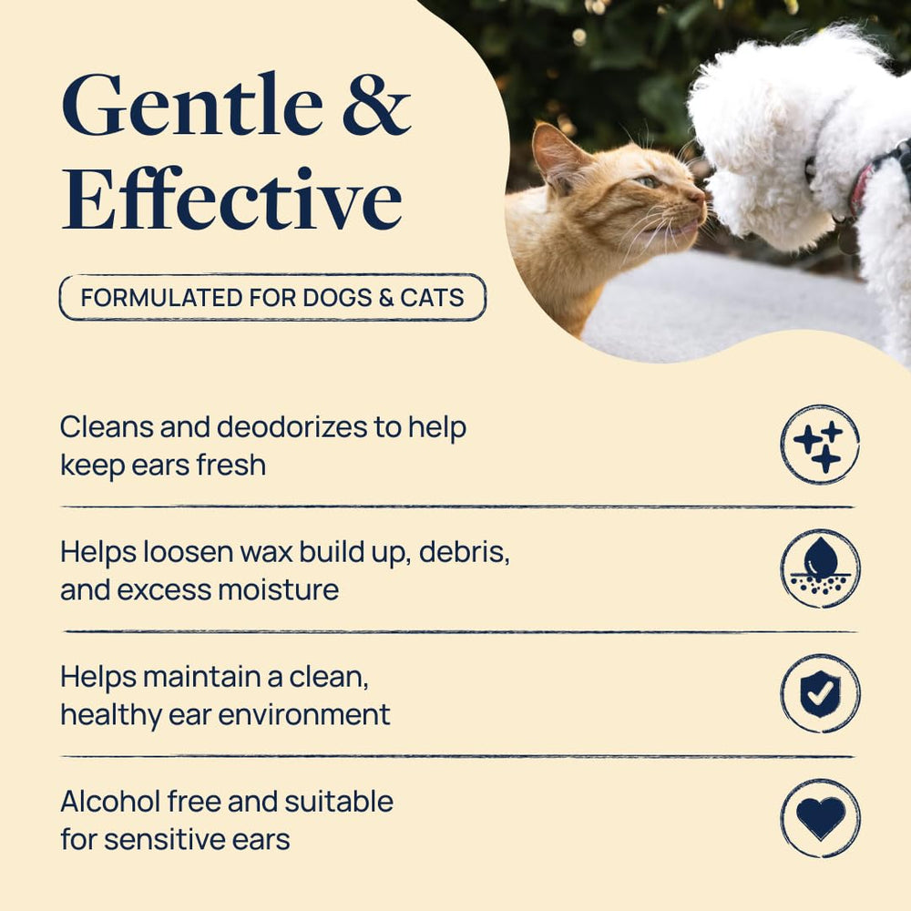 Veterinary Formula Ear Therapy gentle application for wax and debris