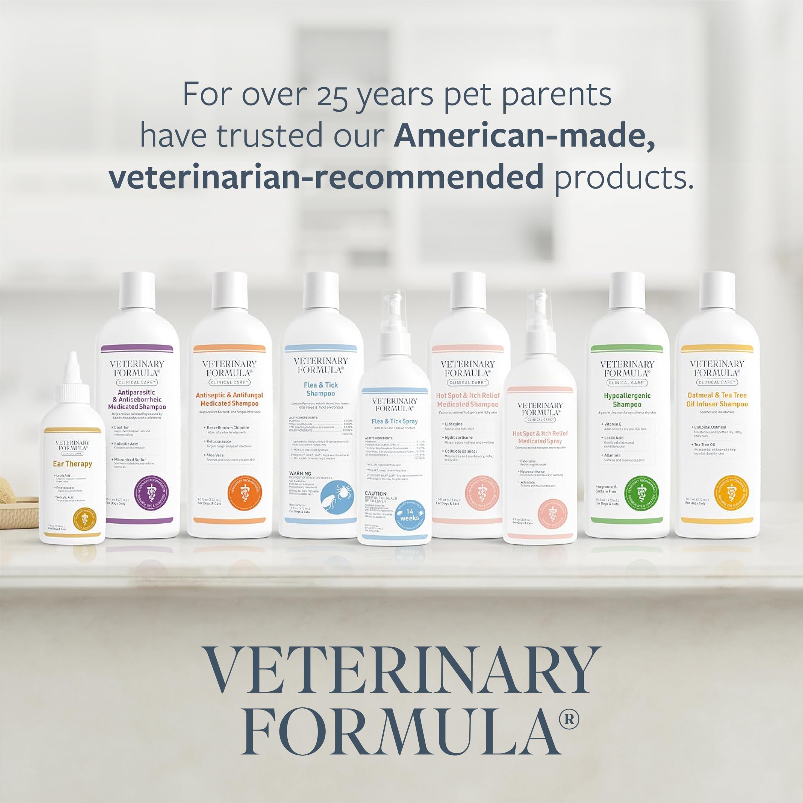 Between-wash use with Hot Spot Itch Relief Spray for ongoing care.