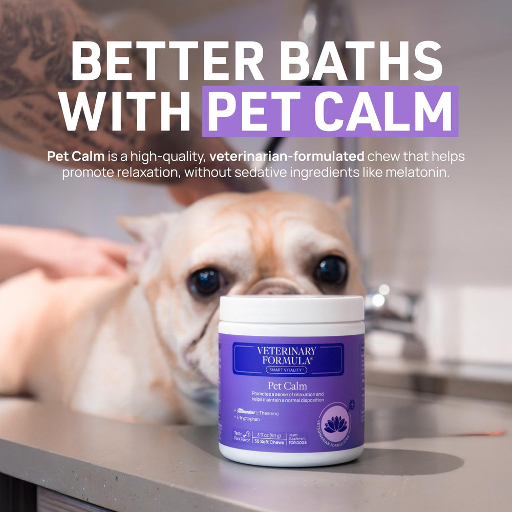 Veterinary Formula dogs cats coat-shine after bath shows healthy grooming
